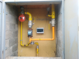 Linde Gas / Vytápění / GSM 4G plynoměr Itron Delta G40 - pohled B