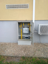 Linde Gas / Adm. budova / GSM 4G plynoměr Honeywell BK G10 - pohled A