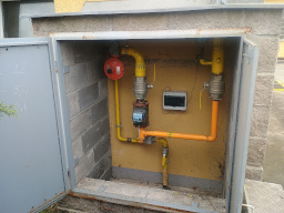 Linde Gas / Vytápění / GSM 4G plynoměr Itron Delta G40 - pohled A