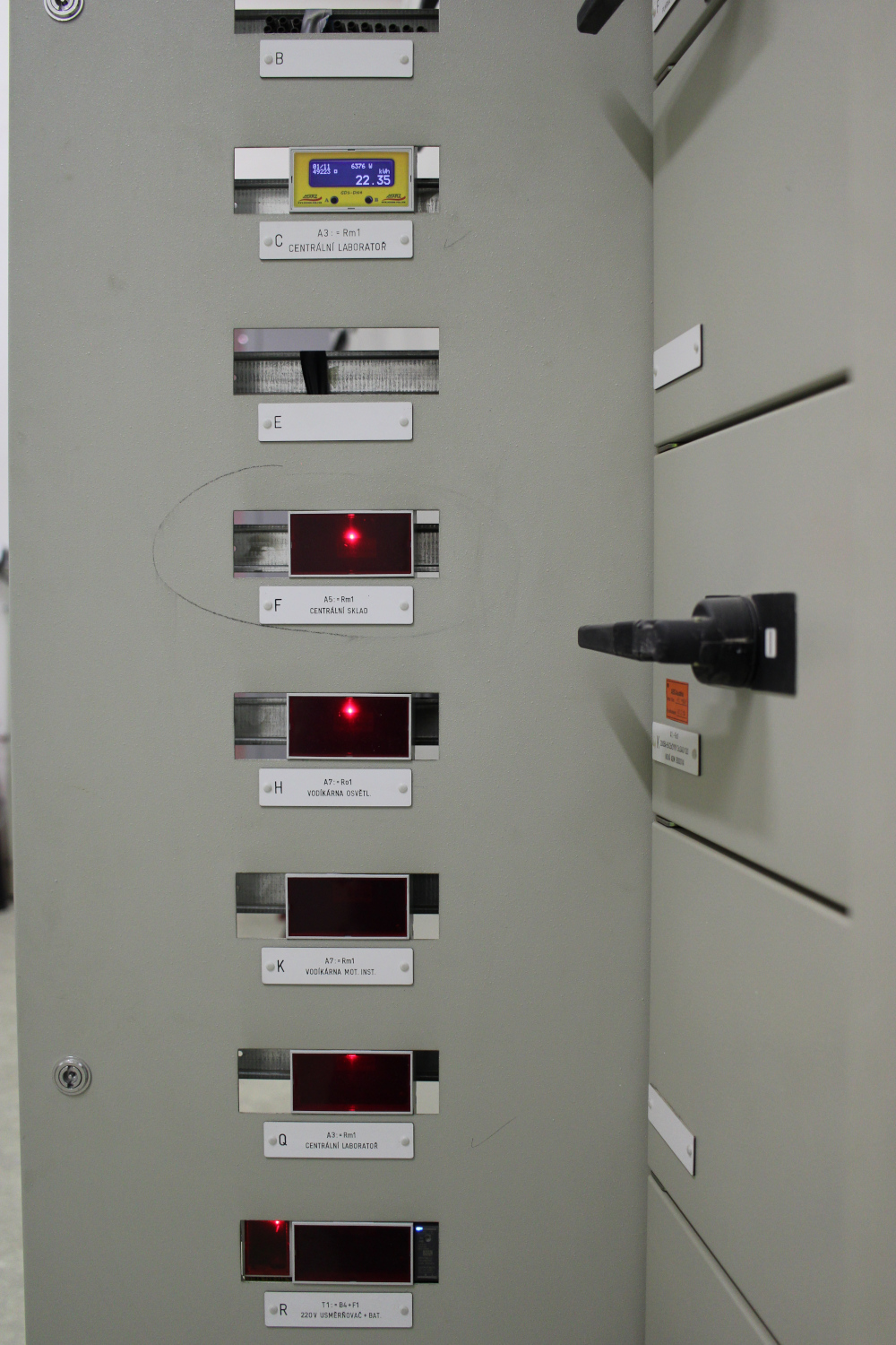Linde Gas Praha, trafostanice, 19ks MBus elektroměrů se vzdáleným odečtem
