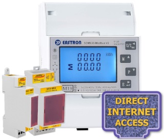 Elektroměr SDM630-2T, odečet přes internet, fakturační