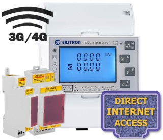 Elektroměr SDM630-2T, GSM, odečet internet, fakturační