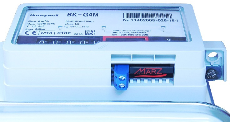 Impulsní modul PU1-GS2 pro plynoměry BK-Gx