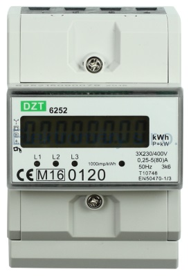Elektroměr DZT6252, fakturační