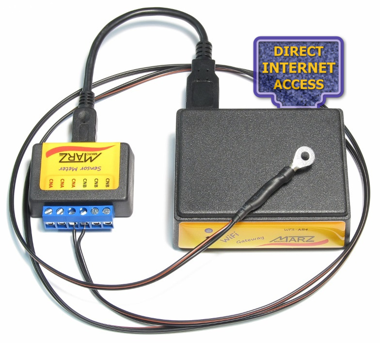 WiFi teploměr -40 až +140°C, měření internet