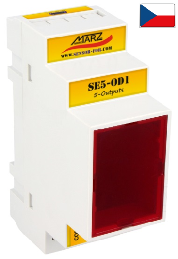Dvojstavové výstupy SE5-OD1, 5 kanálů