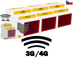 GSM 3G/4G dálk. odečet pro 33 impulsních měřičů energie