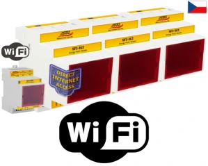 WiFi dálk. odečet pro 3+15 impulsních měřičů energie