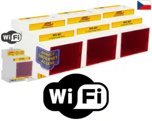 WiFi dálk. odečet pro 23+5 impulsních měřičů energie