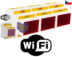 WiFi dálk. odečet pro 13+10 impulsních měřičů energie