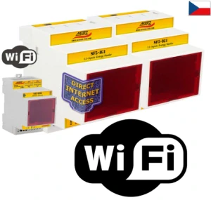 WiFi dálk. odečet pro 22 impulsních měřičů energie