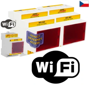 WiFi dálk. odečet pro 2+10 impulsních měřičů energie