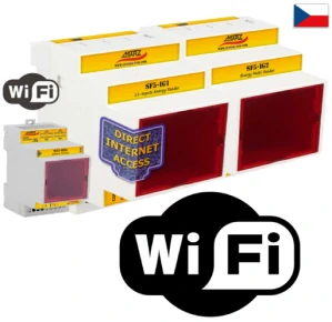 WiFi dálk. odečet pro 12+5 impulsních měřičů energie