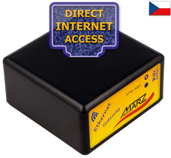 2-násobná ethernet. brána NT3-AB5 s WiFi / GSM rozšířením