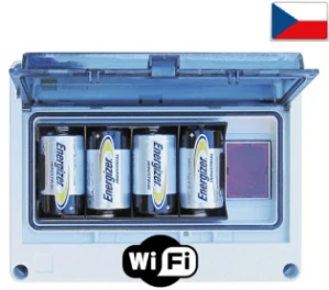IP65 WiFi bateriový odečet impulsních měřičů energie