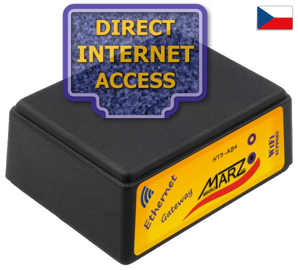 Ethernetová brána NT3-AB4-RF6 s WiFi / GSM portem a Lora MBus rozhraním, 72x