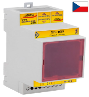 3-port MQTT brána NT4-DN5, SparkPlug B, WiFi/GSM rozšíření