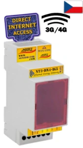 GSM 3G/4G dálk. odečet pro 4 impulsní měřiče energie