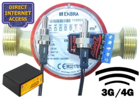 Kalorimetr PU1-CH1 1/2", GSM, měření přes internet