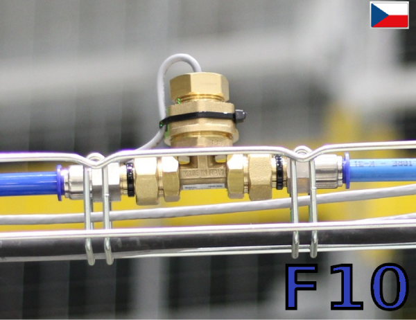 Měřič průtoku stlačeného vzduchu PU1-CA1 F10mm