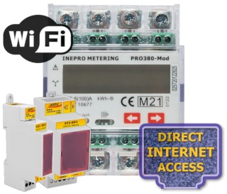 Elektroměr PRO380, WiFi, odečet internet, fakturační