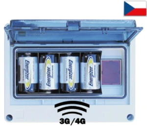 IP65 GSM bateriový odečet měřičů s reflexním terčíkem
