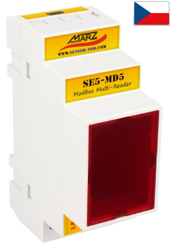 3-násobná Modbus čtečka elektroměrů SE5-MD5