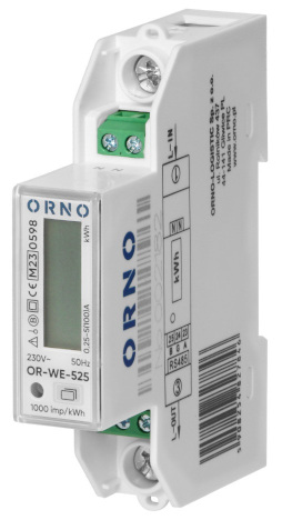 Elektroměr OR-WE-525 s Modbus sběrnicí, fakturační