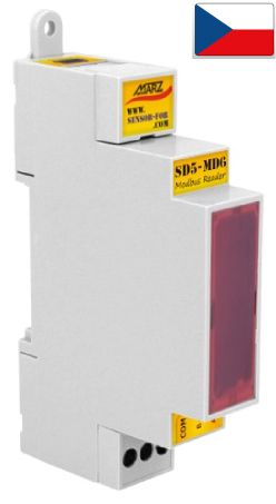 Modbus čtečka elektroměrů SD5-MD6