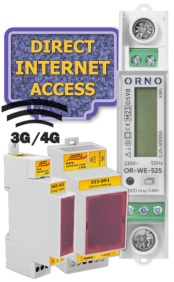 Elektroměr OR-WE-525, GSM, odečet internet, fakturační