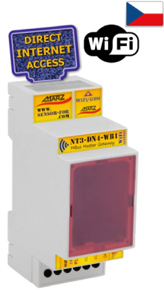 WiFi sada brány NT3-DN4-WB2 s MBus sběrnicí, 24x
