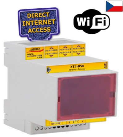 WiFi sada 6-násobné brány NT3-DN6