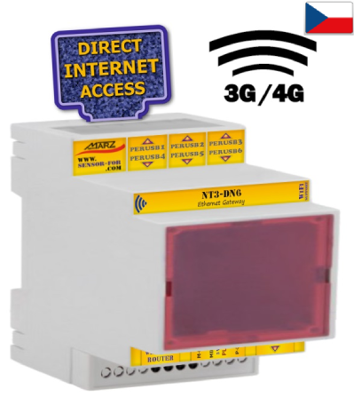 GSM 3G/4G sada 7-násobné brány NT3-DN6