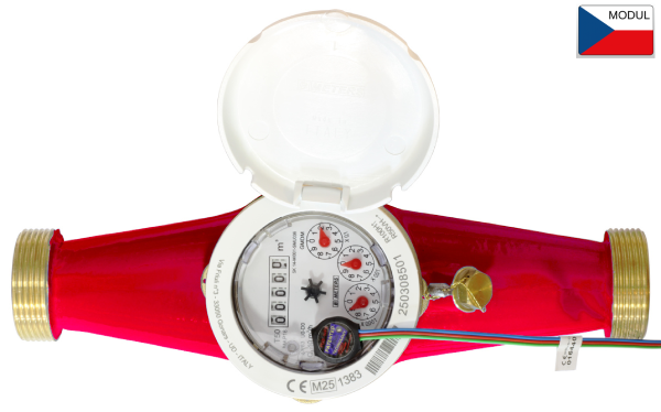 B-Meters GMDM 5/4", MBus sběrnice, teplá voda