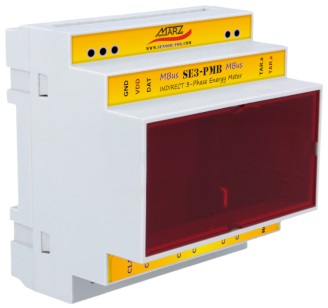 MBus 3-fáz. 2-tar. elektroměr SE3-PMB, nepřímé měření