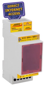 Eth. brána NT3-DN4-MH1, WiFi / GSM port, Modbus sběrnice, 72x