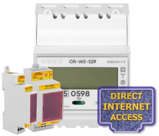 Elektroměr WE-529, odečet přes internet, fakturační