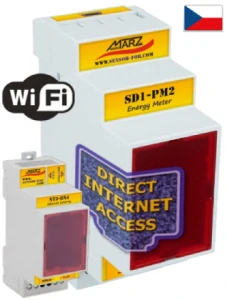 Elektroměr SD1-PM2, WiFi, s odečtem přes internet