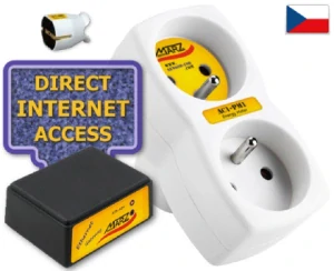 Zásuvkový elektroměr s odečtem přes internet