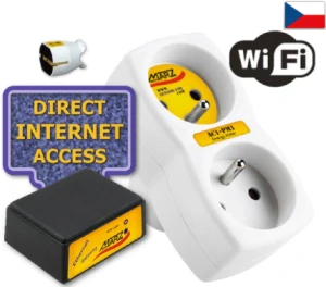 Zásuvkový elektroměr, WiFi, odečet přes internet