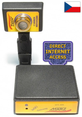 WiFi Sensor CO s detekcí přes internet, mobil, e-mail