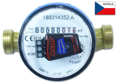 B-Meters GSD8 1/2", pulsní výstup OD, studená voda