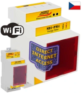 Elektroměr SD1-PM4, WiFi, s odečtem přes internet